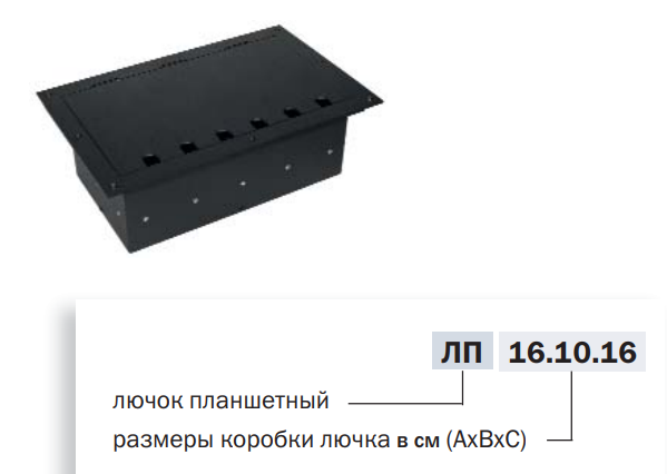 лючки планшетные ТМ ИМлайт