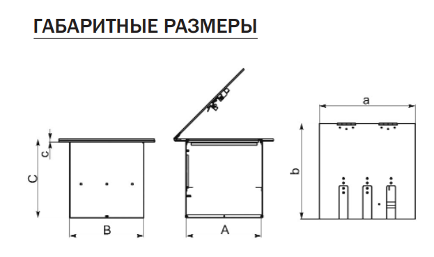 Лючок планшетный усиленный схема