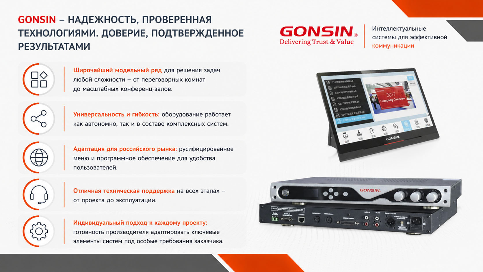 Public address GONSIN